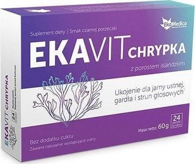 Ekamedica EKAVIT Chrypka 24 szt. EKAMEDICA 1