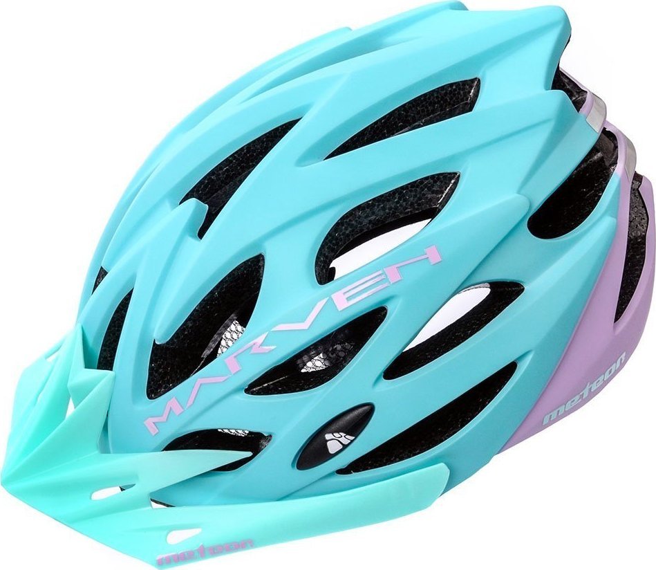 Meteor Kask rowerowy Meteor Marven S 52-56 cm miętowy/różowy 1