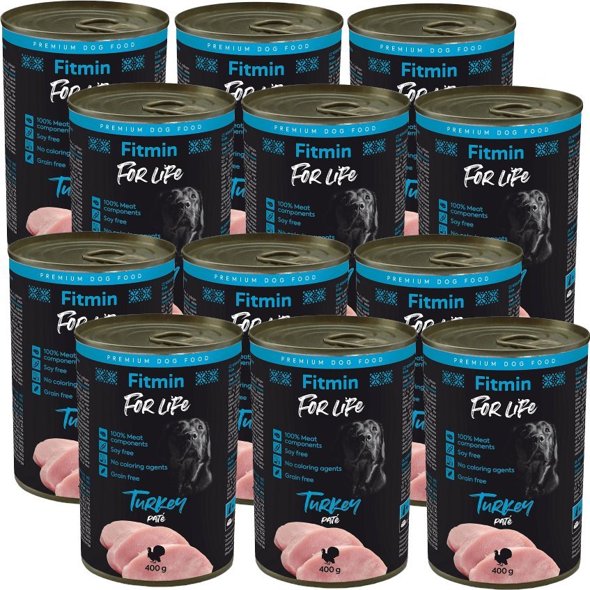 Fitmin  FITMIN For Life Turkey Indyk 12x400g 1