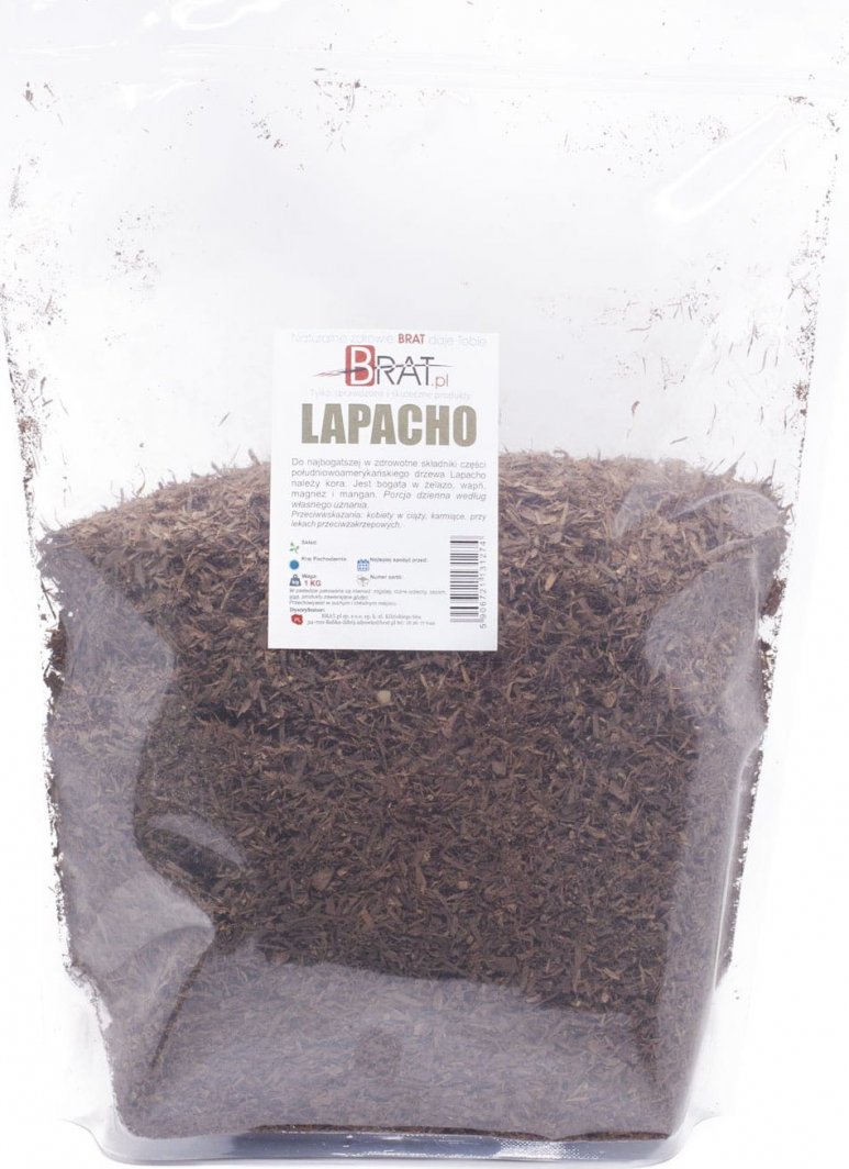 Brat Lapacho 1000g herbata INKÓW Pau d'Arco KORA CIĘTA 1