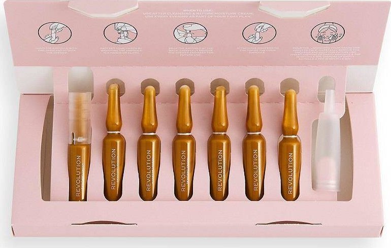 Revolution Skincare Niacinamide Seven Day Skin Plan Ampoules 7-dniowa kuracja do pielęgnacji skóry twarzy w ampułkach 7x2ml 1