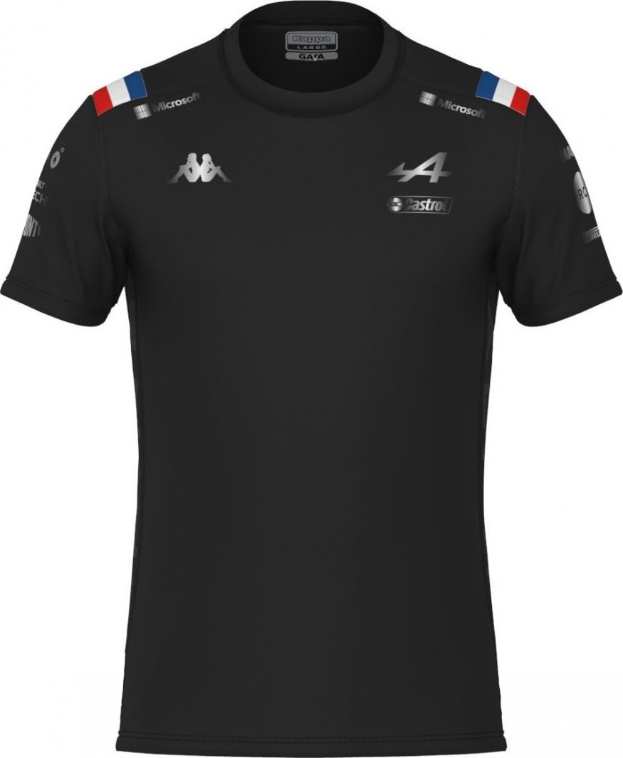 Alpine F1 Team Koszulka męska tshirt Alpine F1 Team 2022 czarna XL