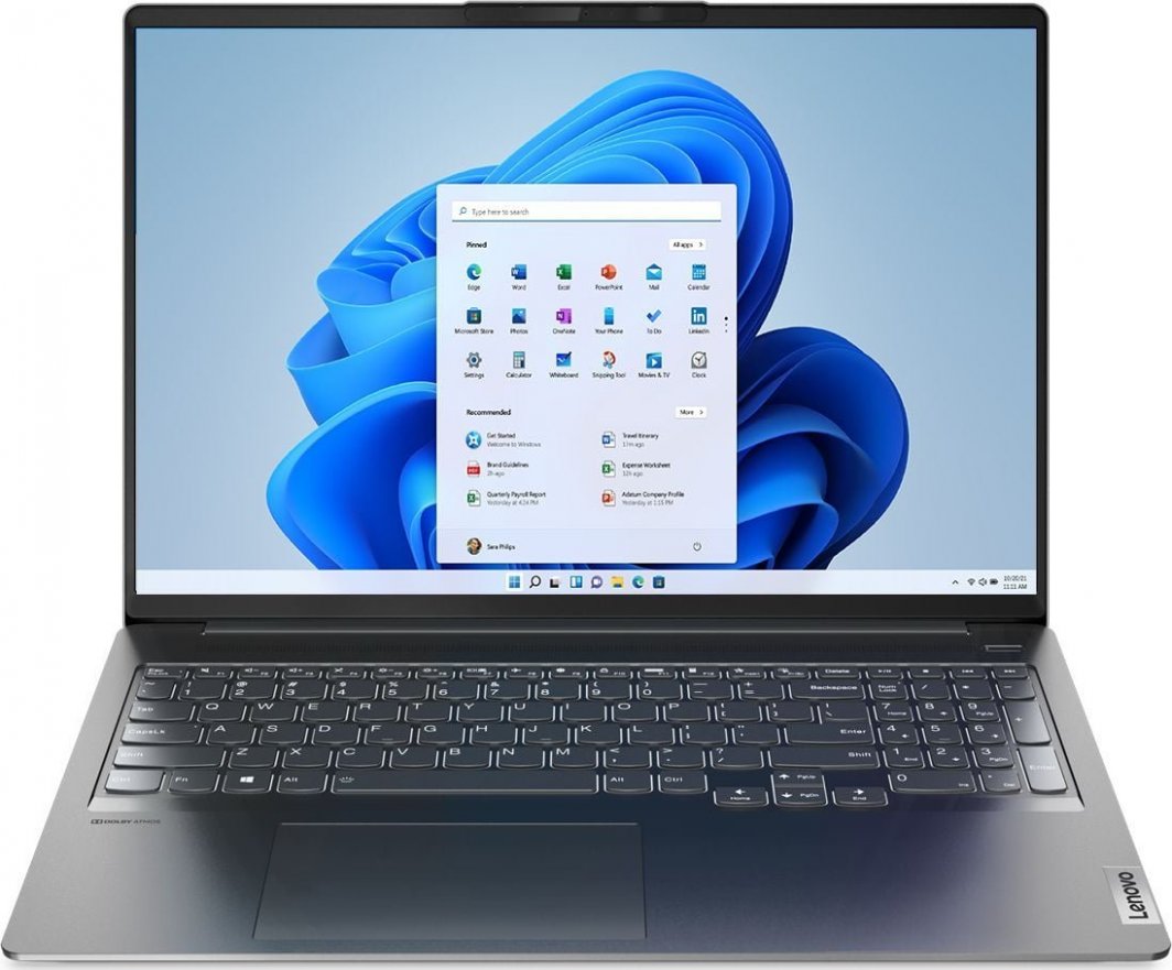 Laptop Lenovo IdeaPad 5 Pro 16ACH6 Ryzen 7 5800H / 16 GB / 1 TB / W11 (82L500HUPB) 1