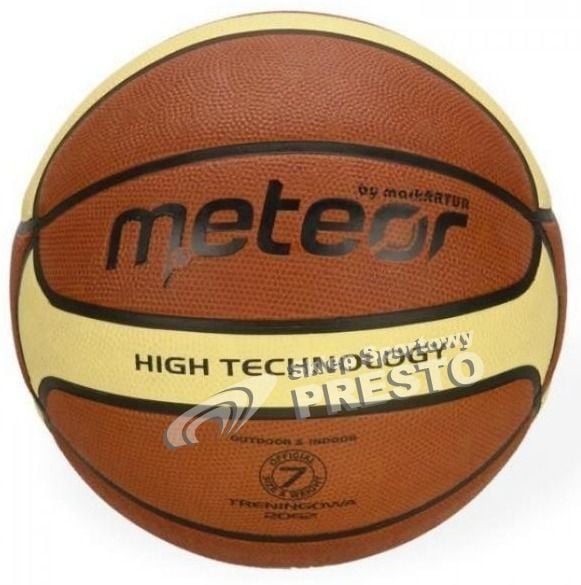 Meteor Piłka do koszykówki Cellular r. 7 B/K FIBA (07000F) 1