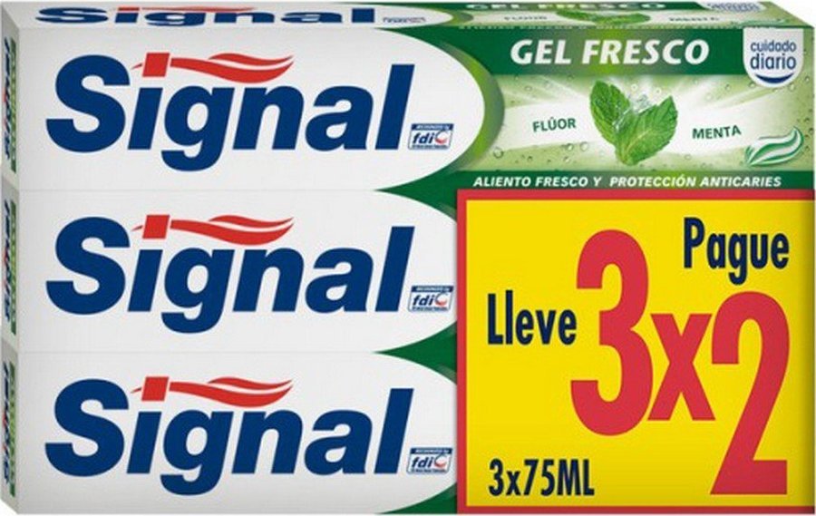 Signal Pasta do zębów Signal Fresh (3 x 75 ml) 1