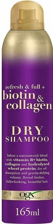OGX Suchy Szampon OGX Zwiększanie objętości Kolagen Biotyna (165 ml) 1