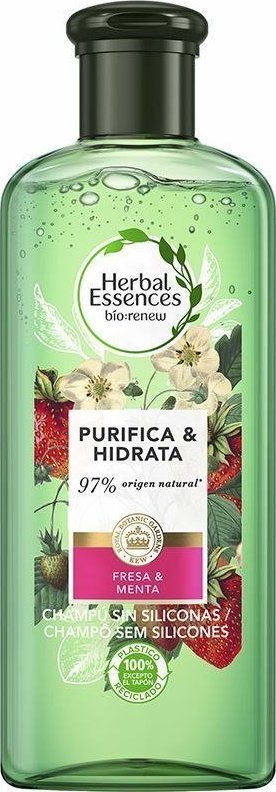 Herbal Essences Szampon oczyszczający Herbal Botanicals Bio Mięta Truskawka Nawilżający (250 ml) 1