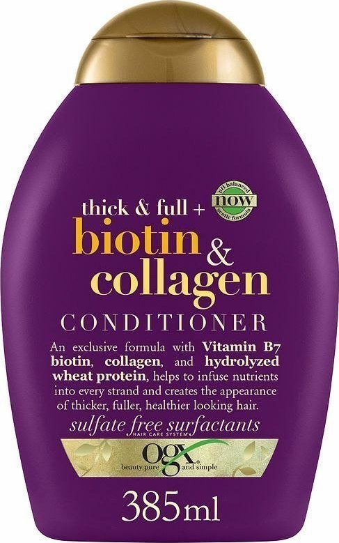 OGX Odżywka OGX Zwiększanie objętości Kolagen Biotyna (385 ml) 1