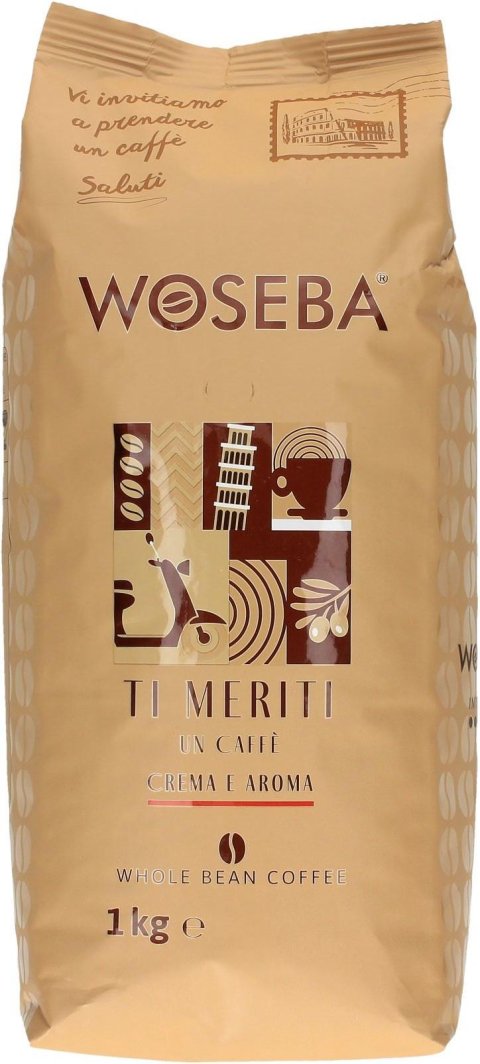 Kawa ziarnista Woseba Ti Meriti Crema e Aroma 1 kg 1