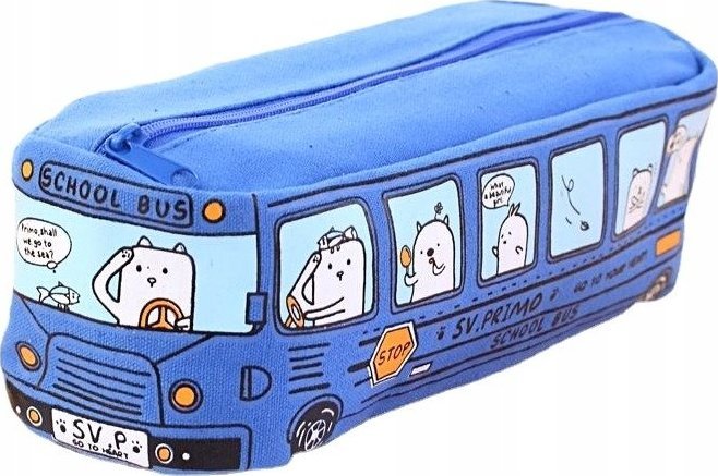 Piórnik Edibazzar Piórnik szkolny długi autobus saszetka szkoła tuba 1