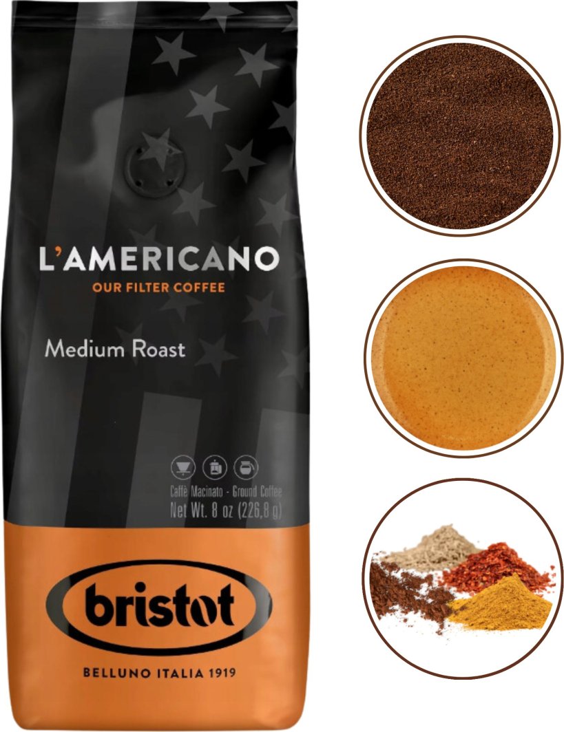 Kawa mielona Bristot BRISTOT MEDIUM ROAST 226,8G 1