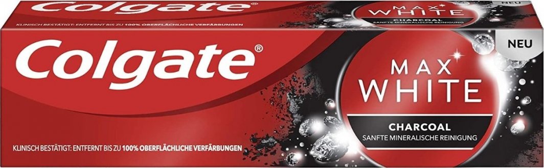 Colgate (DE) Colgate Max White, Pasta do zębów z węglem, 75 ml (PRODUKT Z NIEMIEC) 1