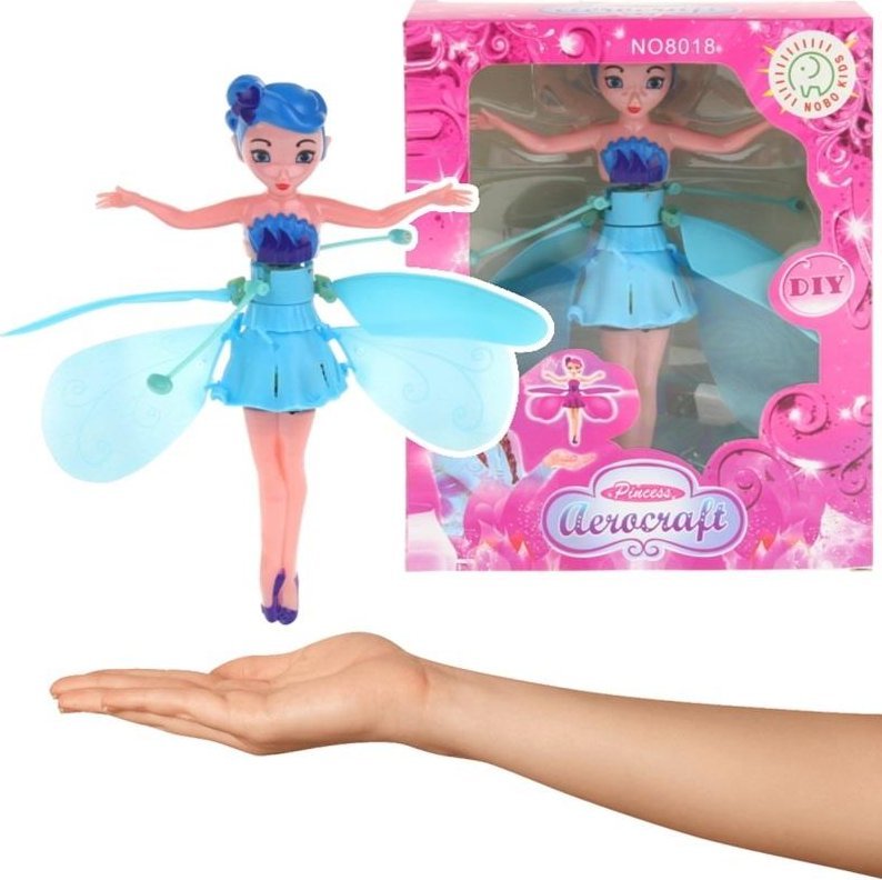 NoboKids Latająca Magiczna Wróżka Sterowana Dłonią - blue 1