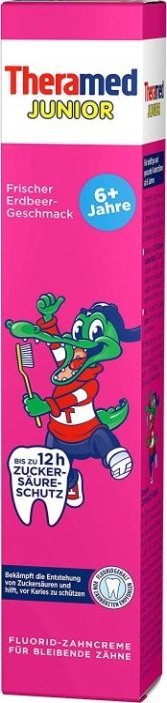 Theramed Theramed Junior, Pasta do zębów, truskawka, 75ml 1