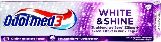 Odol-med (DE) Odol-med 3, White and Shine, Pasta do zębów, 75 ml (PRODUKT Z NIEMIEC) 1