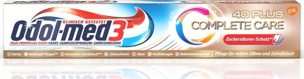 Odol-med (DE) Odol-med 3, Complete Care 40 Plus, Pasta do zębów, 75 ml (PRODUKT Z NIEMIEC) 1