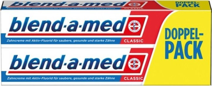 blend-a-med (DE) Blend-a-med, Pasta do zębów, classic, 2x75ml (PRODUKT Z NIEMIEC) 1