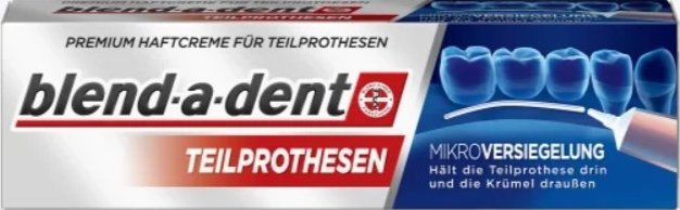 blend-a-med (DE) Blend-a-dent, Klej mikrouszczelniający do protez częściowych, 40g (PRODUKT Z NIEMIEC) 1