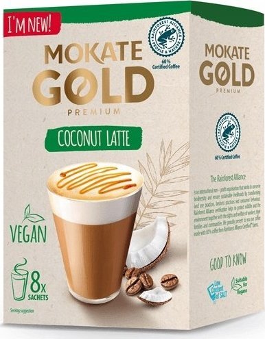 Mokate Kawa rozpuszczalna LATTE VEGE Kokosowe 1