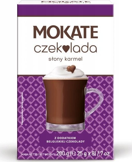 Mokate Czekolada do picia SŁONY KARMEL MOKATE (8x25g) 1