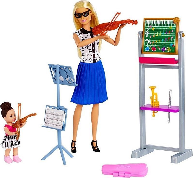 Lalka Barbie Barbie BARBIE LALKA NAUCZYCIELKA MUZYKI FXP18 1