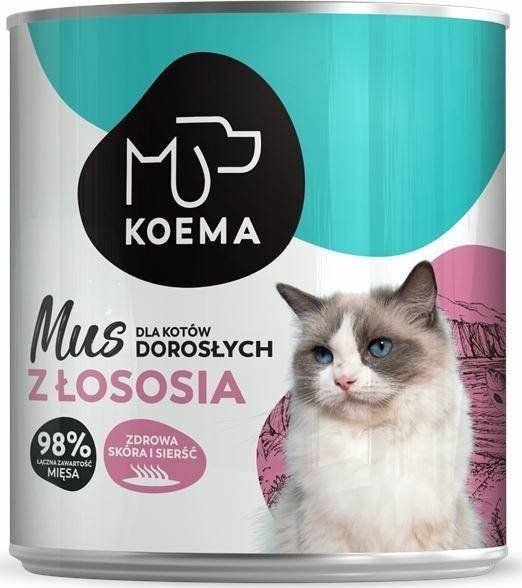 Koema Koema Mus łosoś 400g dla kota 1