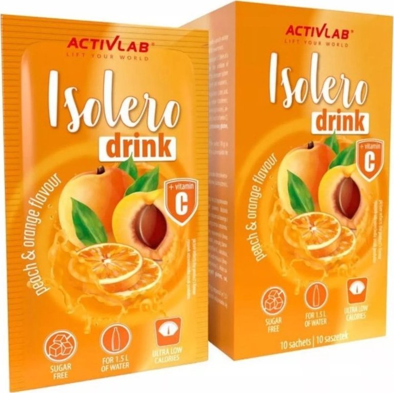 Activlab ACTIVLAB Isolero Drink 10g Peach Orange 1