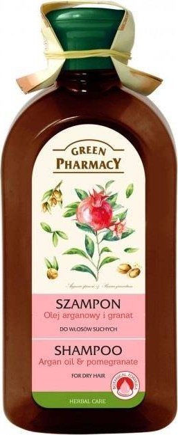 Green Pharmacy Herbal Care Shampoo For Dry Hair ziołowy szampon do włosów suchych Olej Arganowy & Granat 350ml 1