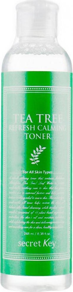 Secret Key Tea Tree Refresh Calming Toner odświeżająco-łagodzący tonik do twarzy 248ml 1