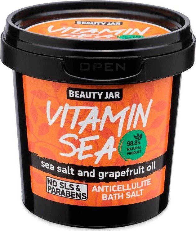 Beauty Jar Vitamin Sea antycellulitowa sól morska do kąpieli z olejkiem grejpfrutowym 150g 1