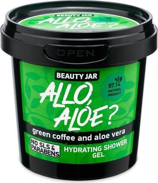 Beauty Jar Allo Aloe? nawilżający żel pod prysznic z zieloną kawą i aloesem 150g 1