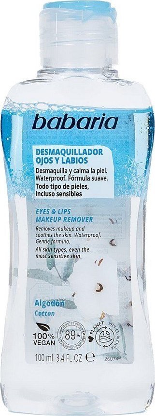 Babaria Dwufazowy Środek do Demakijażu Babaria Oczy Usta (100 ml) 1