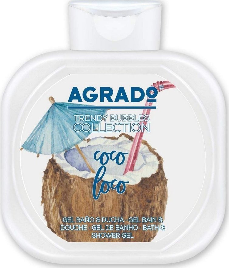 Agrado Żel pod Prysznic Trendy Bubbles Collection Agrado Kokos (750 ml) 1