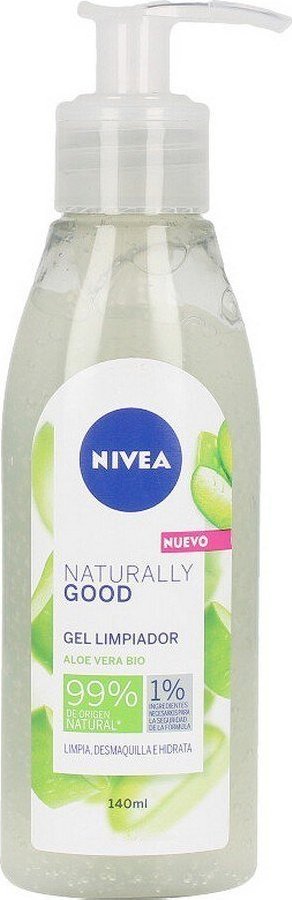 Nivea Żel Czyszczący do Twarzy Naturally Good Nivea Aloe Vera (140 ml) 1