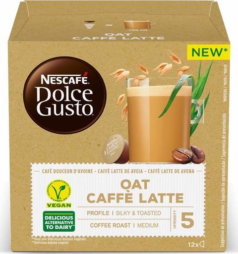 Kawa w kapsułkach Dolce Gusto Kawa z mlekiem Owies (12 uds) 1