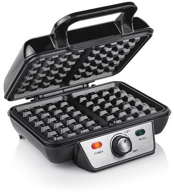 Gofrownica Tristar SALE OUT. Tristar WF-2195 Waffle maker, Belgian waffles, Power 1000 W, Number of waffles - 2, Black/Stainless steel Tristar DAMAGED PACKAGING 1