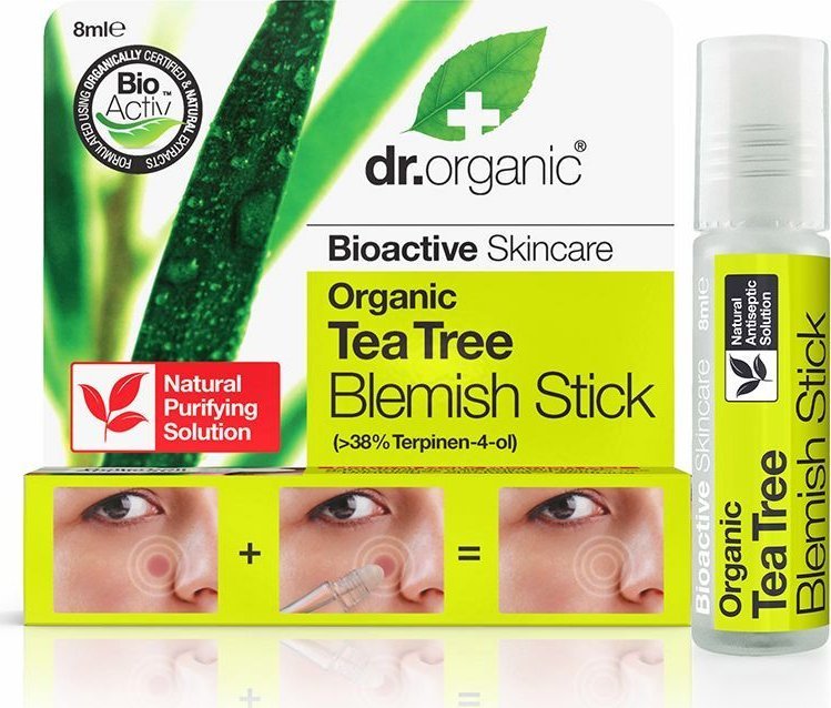 dr.organic Dla skóry trądzikowej Dr.Organic Bioactive Organic Roll-On Drzewo herbaciane (8 ml) 1