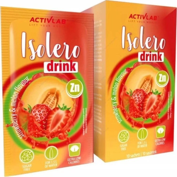 Activlab ACTIVLAB Isolero Drink 10g Strawberry Melon 1