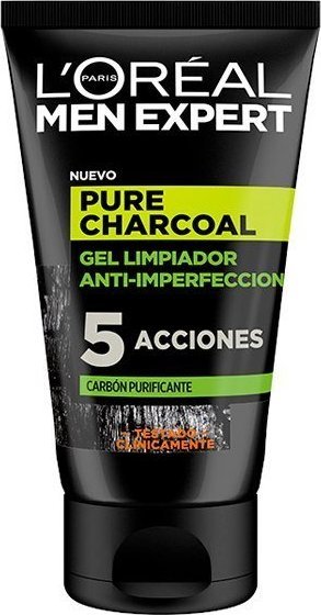 L OREAL Żel Czyszczący do Twarzy Pure Charcoal L'Oreal Make Up (100 ml) 1