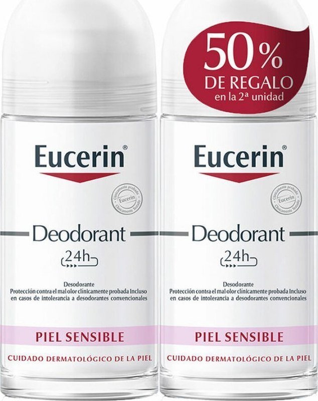 Eucerin  Dezodorant Roll-On Eucerin 2 Sztuk 1