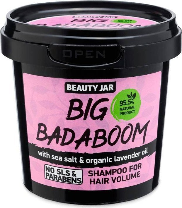 Beauty Jar Big Badaboom szampon dodający włosom objętości150g 1