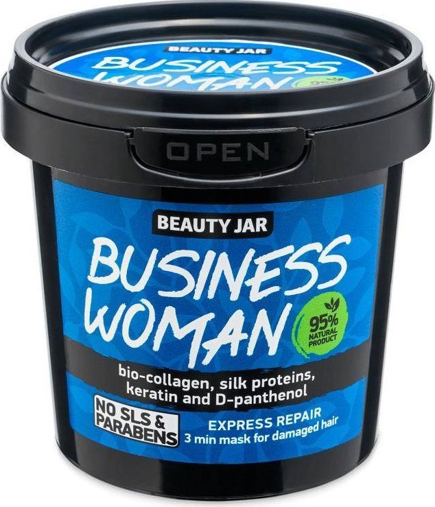 Beauty Jar Business Woman 3-minutowa maska do włosów zniszczonych 150g 1