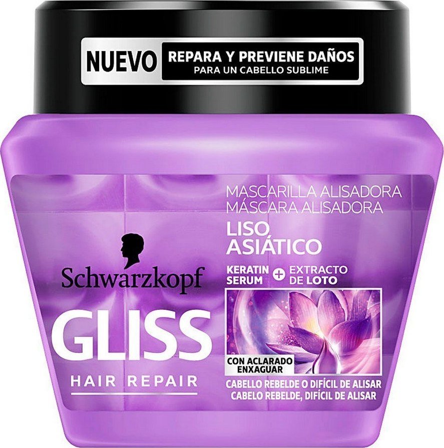 Schwarzkopf Odżywcza Maska do Włosów Gliss Asian Schwarzkopf Gładki (300 ml) 1
