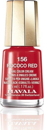 Mavala Lakier do paznokci Nail Color Cream Mavala 156-rococo red (5 ml) 1