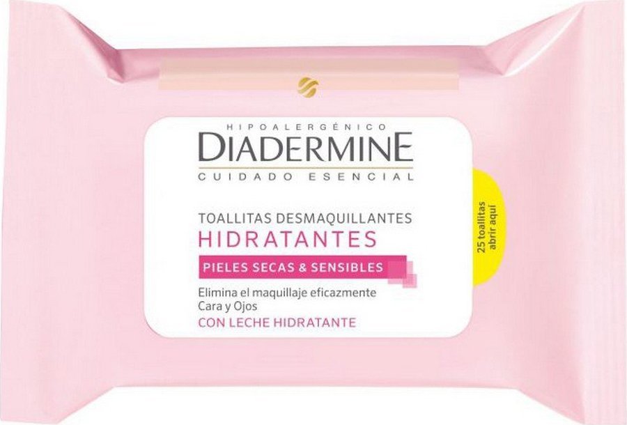 Diadermine Chusteczki do demakijażu Diadermine Nawilżający (25 uds) 1