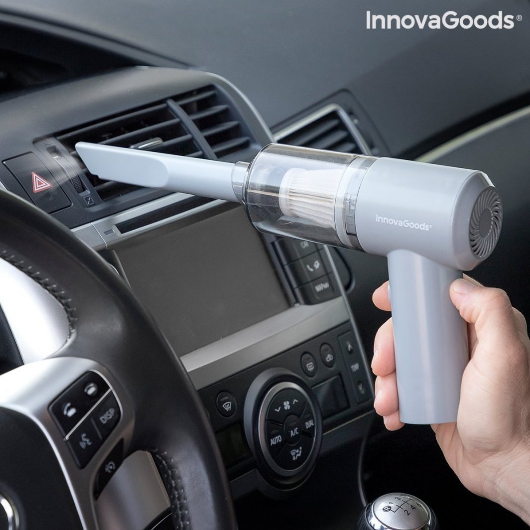 Odkurzacz ręczny InnovaGoods Bezprzewodowy Ręczny Mini Odkurzacz Wielokrotnego Ładowania Recuum InnovaGoods 1