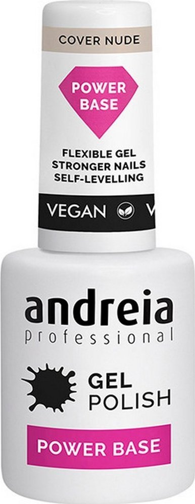 Andreia Lakier do Paznokci Półtrwały Gel Polish Power Base Andreia Nude (10,5 ml) 1