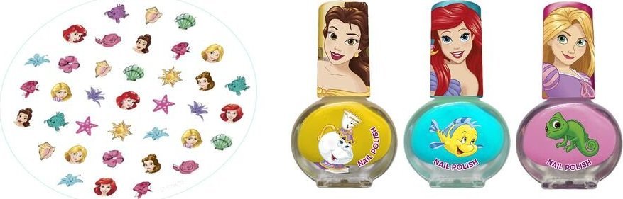 Cartoon Lakier do paznokci Cartoon Disney Princess (4 pcs) 1