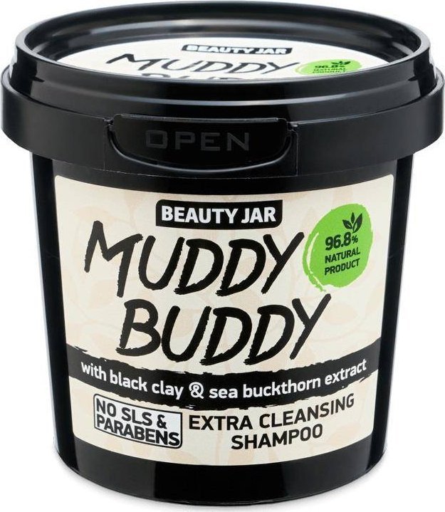 Beauty Jar Muddy Buddy ekstra oczyszczający szampon do włosów150g 1