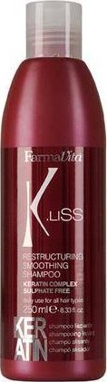 Farmavita Restructuring Smoothing Keratin Shampoo restrukturyzujący szampon do włosów z keratyną 250ml 1